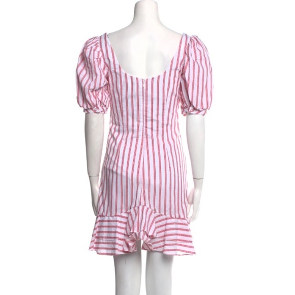 Juicy Couture Pink & Light Green Striped Polo Dress